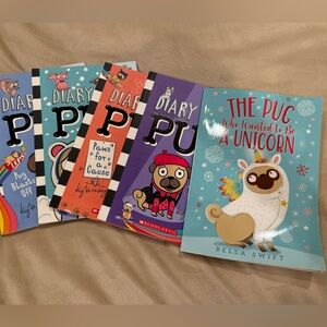 Meet the cutest Pug on the planet in this 5 book Series of Diary of a Pug.